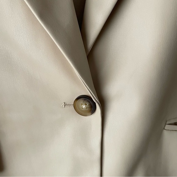 Vero Moda Curve Blazer Jacket Cream Plus Size 20 - Picture 6 of 8